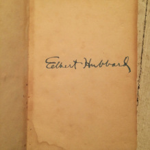 A 1912 Roycroft first edition of Alice Hubbard’s “Myth In Marriage”, signed within the front endpapers by Elbert Hubbard